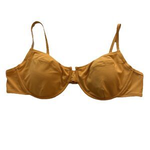 Old Navy Bikini Top 3X Orange Underwire Swim Plus Size Bathing Suit